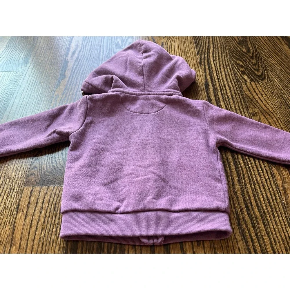 Ralph Lauren Purple Zip-up Hoodie (12M)